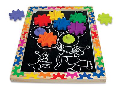 Melissa & Doug  Switch and Spin Magnetic Gear Board - Click to enlarge