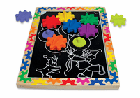 Melissa & Doug  Switch and Spin Magnetic Gear Board