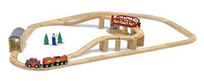 Melissa & Doug Swivel Bridge Train Set - Click to enlarge
