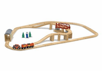 Melissa & Doug Swivel Bridge Train Set