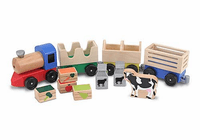 Melissa & Doug Wooden Farm Train