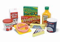 Melissa & Doug Wooden Fridge Food Set