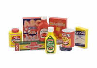 Melissa & Doug Wooden Pantry Products Set