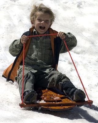MOUNTAIN BOY SLEDWORKS Ultimate Flyer Sled  52 long - Click to enlarge