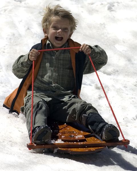 MOUNTAIN BOY SLEDWORKS Ultimate Flyer Sled – 52” long