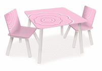 P'kolino  Classically Cool Tables and Chairs - Blossom