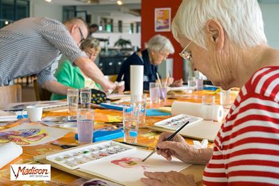 Painting for better, overall health for seniors!