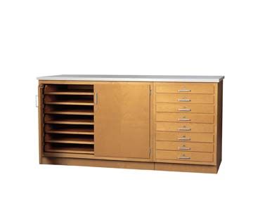 DIVERSIFIED WOODCRAFTS Paper Storage Cabinet - 1-1/4" top 35-3/4"H