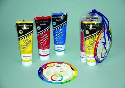 PROMO - 3-PRIMA ACRYLIC - PRIMARY COLORS 118ML TUBES