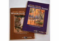 QUILLER Watercolor BLOCK (12 sheets) - 15in x 22in - 140 lb. COLD PRESS 12/SHT #100521