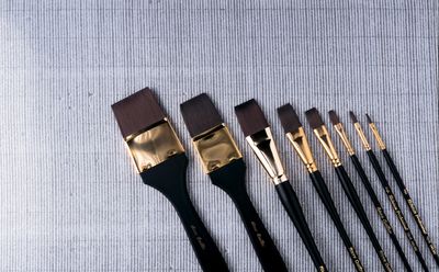 RICHESON 7010 Quiller Flat Series (Set of 3 brushes - sizes 1/8