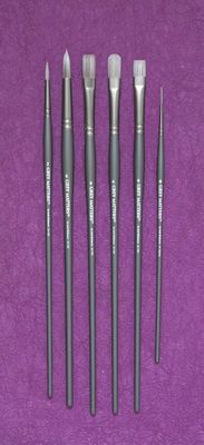 Richeson GREY MATTERS SET of 6 OIL BRUSHES