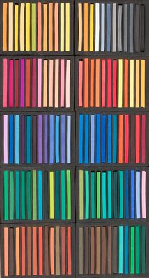 Richeson Semi-Hard Square Pastels - Set of 120
