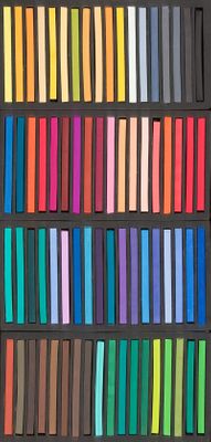 Richeson Semi-Hard Square Pastels - Set of 72