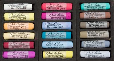 Richeson Soft Handmade Pastel Sets in Wooden Boxes - Click to enlarge