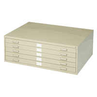 SAFCO 5-Drawer Steel Flat File - Click to enlarge