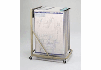 Safco Mobile Stand w/12 Pivot Brackets
