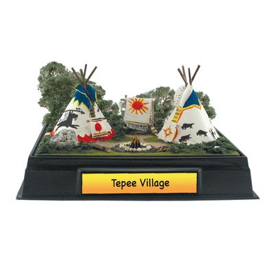 Scene-A-Rama Tepee Village Classroom Pack - Click to enlarge