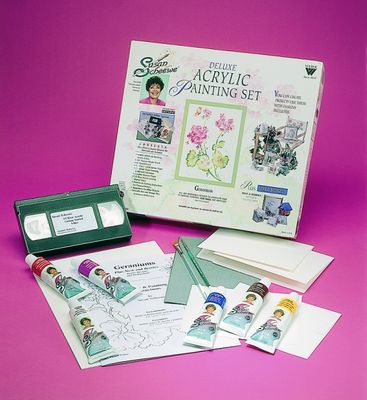 SCHEEWE DELUXE ACRYLIC SET WITH DVD - Click to enlarge