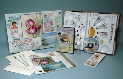 SCHEEWE DELUXE WATERCOLOR SET WITH DVD - Click to enlarge