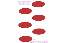 SENSORY UNIVERSITY SENSORY WALK TACTILE SENSORY UNIVERSITY PATH 6 PIECE