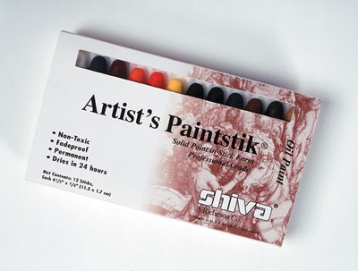 SET OF 12 SHIVA PROFESSIONAL PAINTSTIKS - Click to enlarge