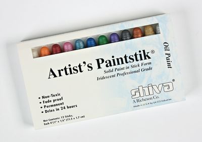 Shiva Oil Paintstik , Set of 12, Iridescent Colors
