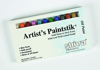 Shiva Oil Paintstik , Set of 12, Iridescent Colors