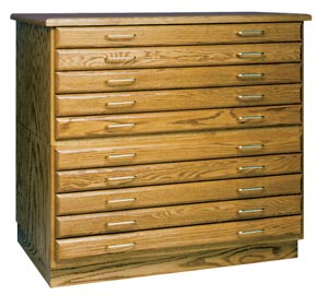 SMI Base Flush Oak (BASE ONLY - no drawers)
