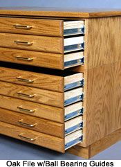 SMI OAK FLAT FILE with Cap & Base  - Click to enlarge