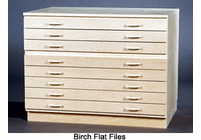 SMI Unfinished Birch Plan Flat File 36"x48" Complete