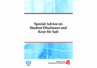 Special Advice on Student Disclosure and Keep Me Safe (Enhanced DVD)