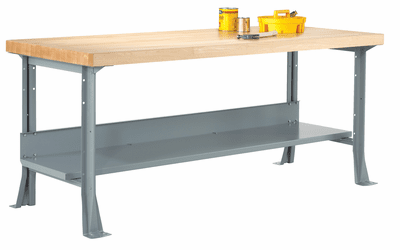 DIVERSIFIED WOODCRAFTS Steel Workbench - 2-1/4" M