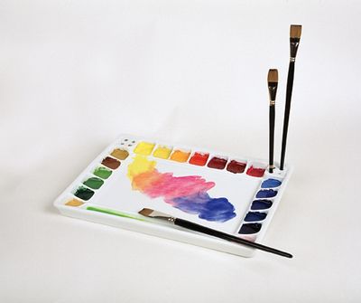 Stephen Quiller and Tom Lynch GIANT PORCELAIN Palettes - Click to enlarge