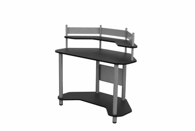 STUDIO DESIGNS / CALICO Study Corner Desk Silver / Black