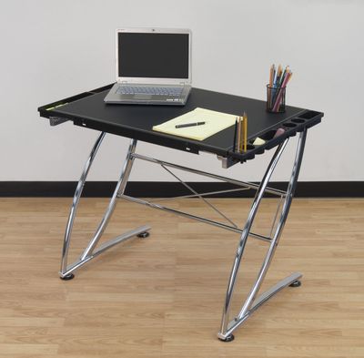 STUDIO DESIGNS Executive Craft Station Chrome / Leather - Click to enlarge