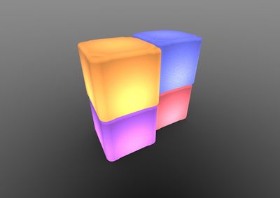 TENJAM Cube Bright - Large Size - Click to enlarge