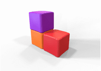 TENJAM Cube Firm - Large Size