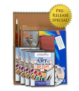 The Art of Watercolor for Kids Complete Package - Click to enlarge