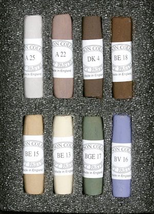 Unison Soft Pastel Set - 8 Portrait Colors, Full Stick Handmade Pastels - View #3