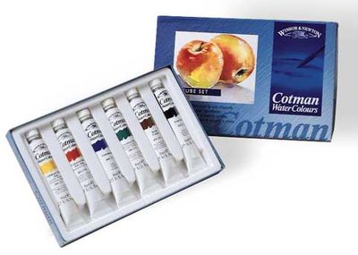 W&N Cotman Water Color PAINT 8ml 6/st