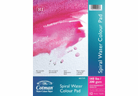 W&N Cotman Water Color PAPER 16 X 12 in (140 lbs. 12 sheets SPIRAL)