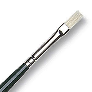 W&N WINTON NO 6 LONG HANDLE FLAT  Brush