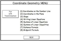 Program 7: "Coordinate Geometry"