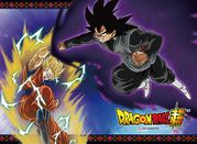 DragonBall Super - Super Saiyan Goku vs Black Goku Wall Scroll "Sold Out"