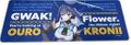 Hololive - Ouro Kronii Quotes Mouse Pad / Playmats "Pre-order"