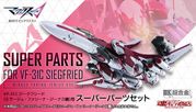 Tamashii Web Exclusive Super Parts Set for DX Chogokin VF-31C Siegfried (Mirage Farina Jenius Custom) "Sold Out"