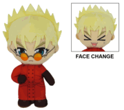 Trigun - Vash Change Face Plushie 8" "Pre-order"