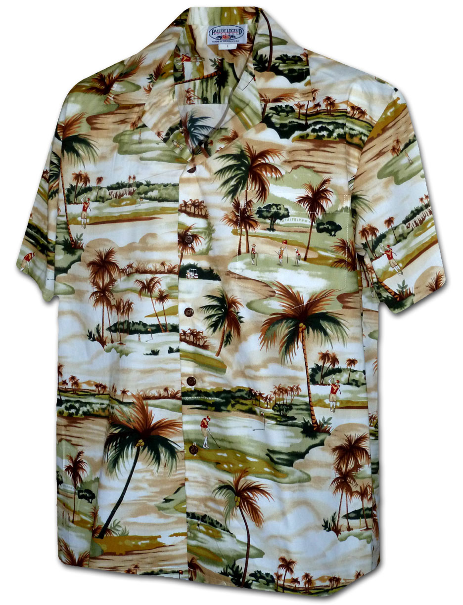 Luau Cotton Poplin Men's Aloha Shirt