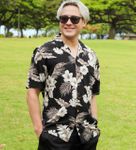 Hibiscus Fern Garden Hawaiian Mens Shirt 